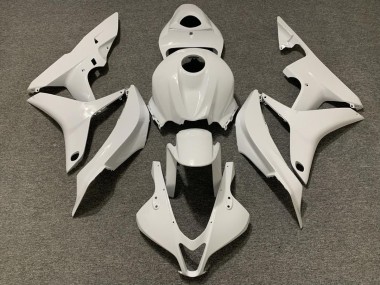 Blanco Liso Brillante 2007-2008 Honda CBR600RR Carenado Moto