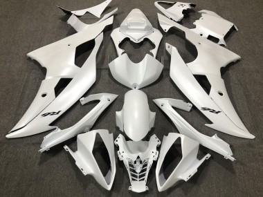 Blanco Mate 2008-2016 Yamaha R6 Carenado Moto