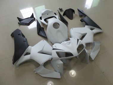 Blanco Mate & Negro 2005-2006 Honda CBR600RR Carenado Moto