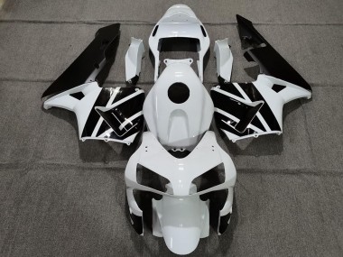 Blanco Perla & Negro 2003-2004 Honda CBR600RR Carenado Moto