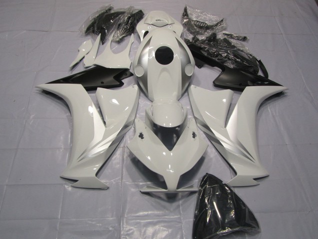 Blanco & Plata 2012-2016 Honda CBR1000RR Carenado Moto
