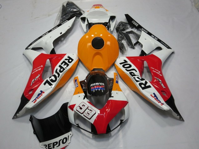 Blanco Repsol 93 2006-2007 Honda CBR1000RR Carenado Moto
