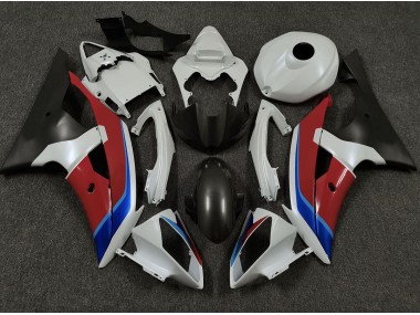 Blanco Rojo & Azul 2008-2016 Yamaha R6 Carenado Moto