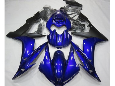 Brillante Azul & Negro 2004-2006 Yamaha R1 Carenado Moto