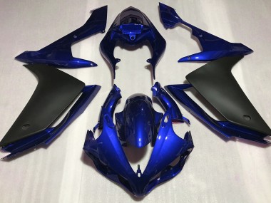 Brillante Azul & Negro 2007-2008 Yamaha R1 Carenado Moto