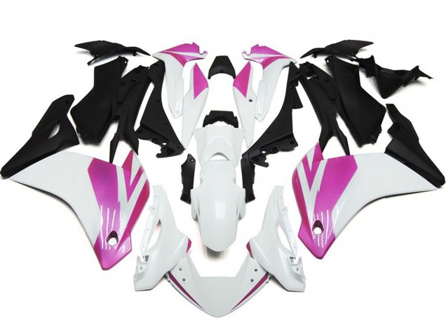 Brillo Rosa & Blanco 2011-2014 Honda CBR250RR Carenado Moto