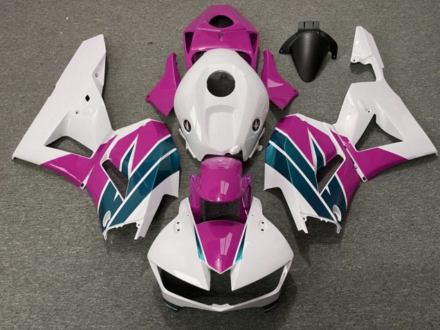 Brillo Rosa & Esmeralda 2013-2023 Honda CBR600RR Carenado Moto