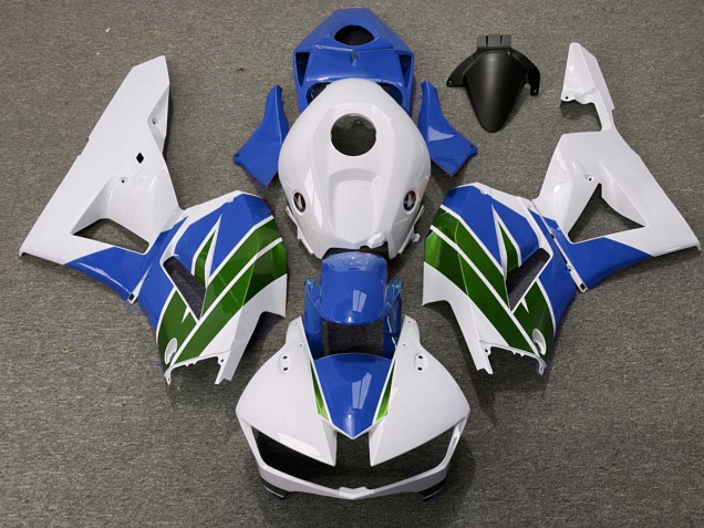 Brillo Verde & Azul 2013-2023 Honda CBR600RR Carenado Moto