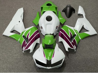 Brillo Verde & Morado 2013-2023 Honda CBR600RR Carenado Moto