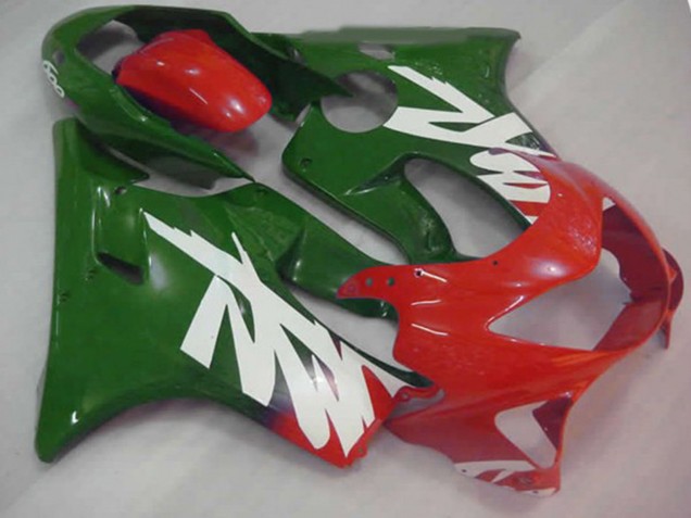 Calcomanía Verde Roja & Blanca 1999-2000 Honda CBR600 F4 Carenado Moto Calcomanía Verde Roja & Blanca 1999-2000 Honda CBR600 F4 Carenado Moto