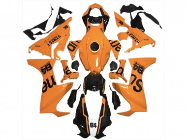 Calle Naranja Flava 2017-2023 Honda CBR1000RR Carenado Moto