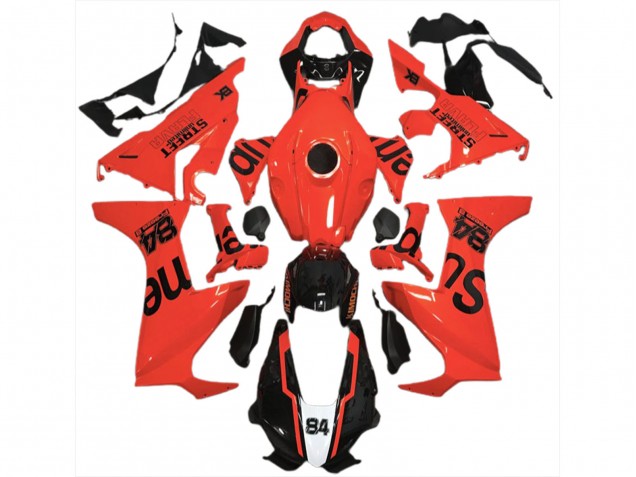 Calle Roja Flava 2017-2023 Honda CBR1000RR Carenado Moto