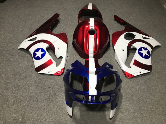 Capitan America 2002-2005 Kawasaki ZX12R Carenado Moto