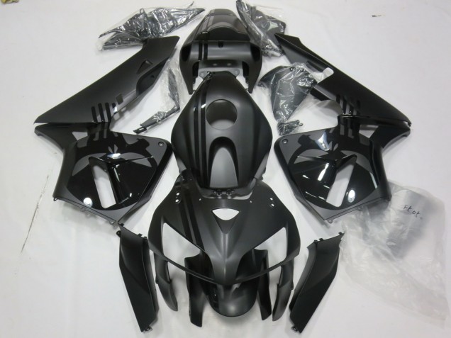 Castigador Negro Mate 2005-2006 Honda CBR600RR Carenado Moto Castigador Negro Mate 2005-2006 Honda CBR600RR Carenado Moto
