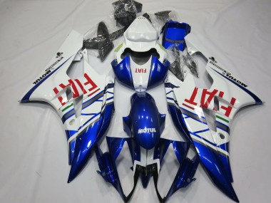 Clásico Fiat 2006-2007 Yamaha R6 Carenado Moto
