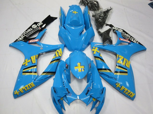 Clásico Rizla 2006-2007 Suzuki GSXR 600-750 Carenado Moto