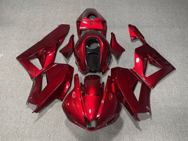 Color Rojo Oscuro 2013-2023 Honda CBR600RR Carenado Moto