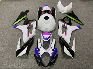 Colores De Carrera 2 2007-2008 Suzuki GSXR 1000 Carenado Moto