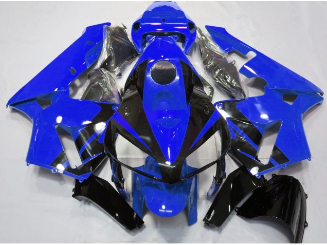Diseño Azul Brillante & Negro 2005-2006 Honda CBR600RR Carenado Moto Diseño Azul Brillante & Negro 2005-2006 Honda CBR600RR Carenado Moto