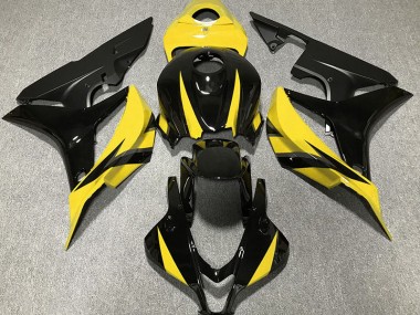 Diseño Especial Amarillo 2007-2008 Honda CBR600RR Carenado Moto