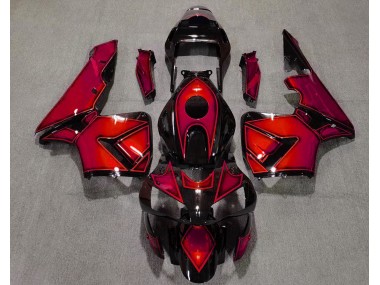 Diseño Especial Rojo 2003-2004 Honda CBR600RR Carenado Moto