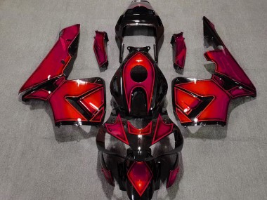 Diseño Especial Rojo 2003-2004 Honda CBR600RR Carenado Moto