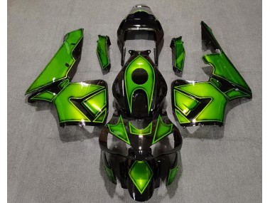 Diseño Especial Verde 2003-2004 Honda CBR600RR Carenado Moto