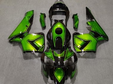 Diseño Especial Verde 2003-2004 Honda CBR600RR Carenado Moto