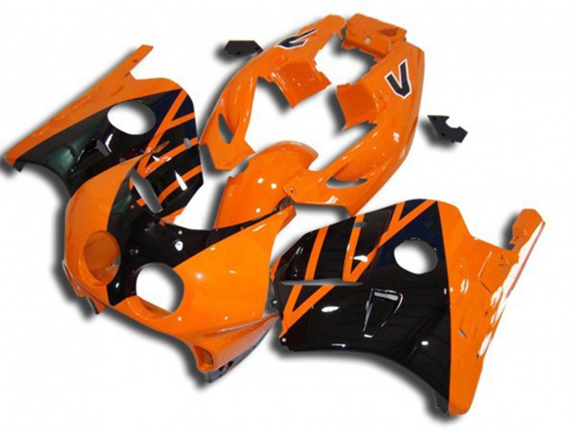 Diseño Naranja 1990-1998 Honda CBR250RR Carenado Moto