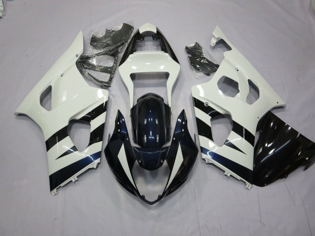 En Blanco & Negro 2003-2004 Suzuki GSXR 1000 Carenado Moto