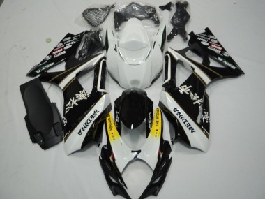En Blanco & Negro 2007-2008 Suzuki GSXR 1000 Carenado Moto