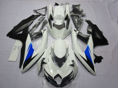 En Blanco & Negro 2008-2010 Suzuki GSXR 600-750 Carenado Moto