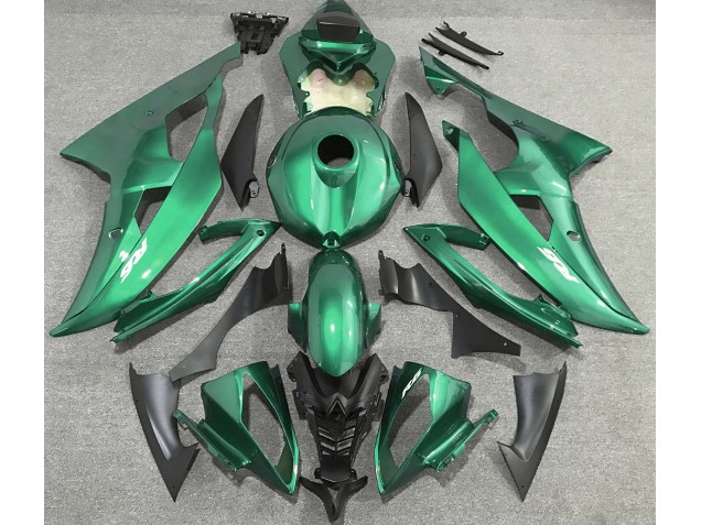Espuma De Mar Verde 2008-2016 Yamaha R6 Carenado Moto
