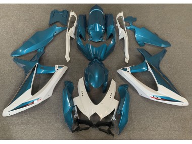 Estilo Azul Claro OEM 2008-2010 Suzuki GSXR 600-750 Carenado Moto
