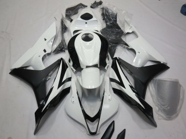 Estilo Blanco & Negro OEM 2007-2008 Honda CBR600RR Carenado Moto