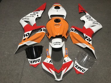 Estilo Blanco Repsol 2007-2008 Honda CBR600RR Carenado Moto