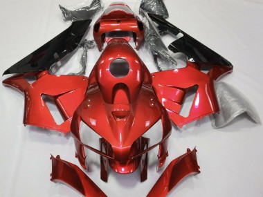 Estilo Cbr Rojo 2005-2006 Honda CBR600RR Carenado Moto