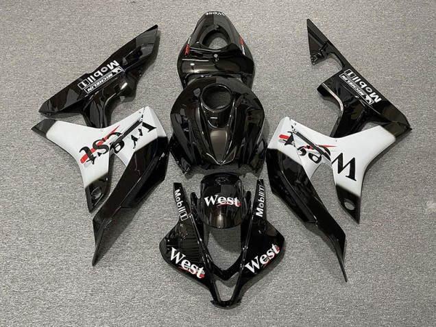 Estilo Clásico West 2007-2008 Honda CBR600RR Carenado Moto