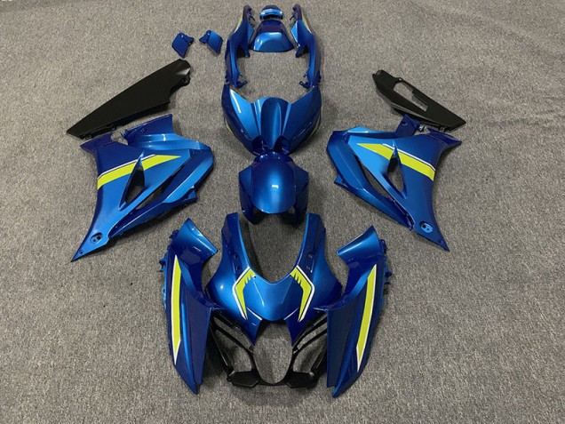 Estilo Común Azul 2017-2023 Suzuki GSXR 1000 Carenado Moto