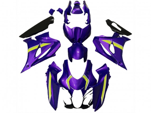 Estilo Común Púrpura 2017-2023 Suzuki GSXR 1000 Carenado Moto Estilo Común Púrpura 2017-2023 Suzuki GSXR 1000 Carenado Moto