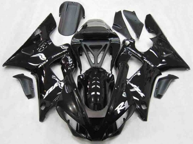 Estilo Negro Brillante 2000-2001 Yamaha R1 Carenado Moto Estilo Negro Brillante 2000-2001 Yamaha R1 Carenado Moto