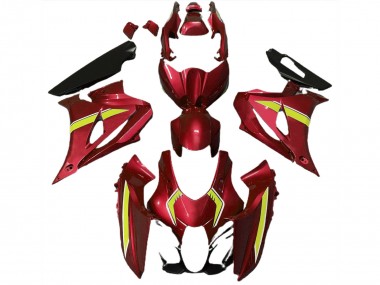 Estilo Original Rojo 2017-2023 Suzuki GSXR 1000 Carenado Moto