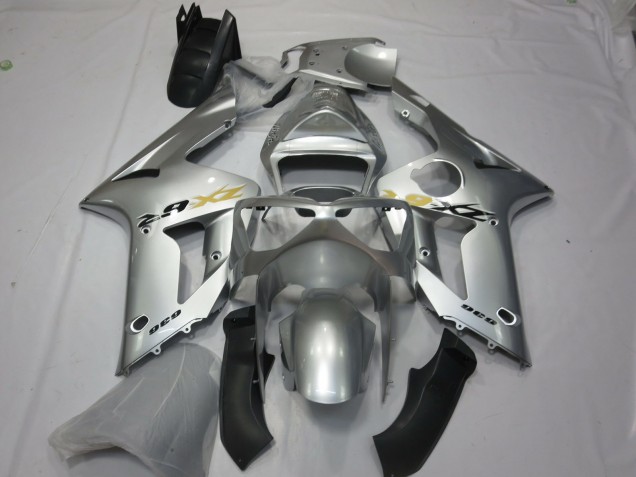 Estilo Plateado OEM 2003-2004 Kawasaki ZX6R Carenado Moto Estilo Plateado OEM 2003-2004 Kawasaki ZX6R Carenado Moto