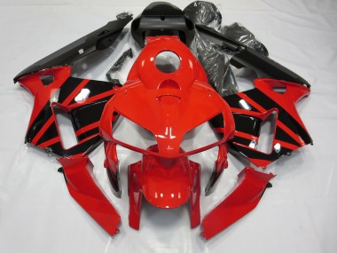 Estilo Rojo & Negro OEM 2003-2004 Honda CBR600RR Carenado Moto