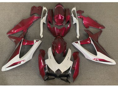 Estilo Rojo OEM 2008-2010 Suzuki GSXR 600-750 Carenado Moto