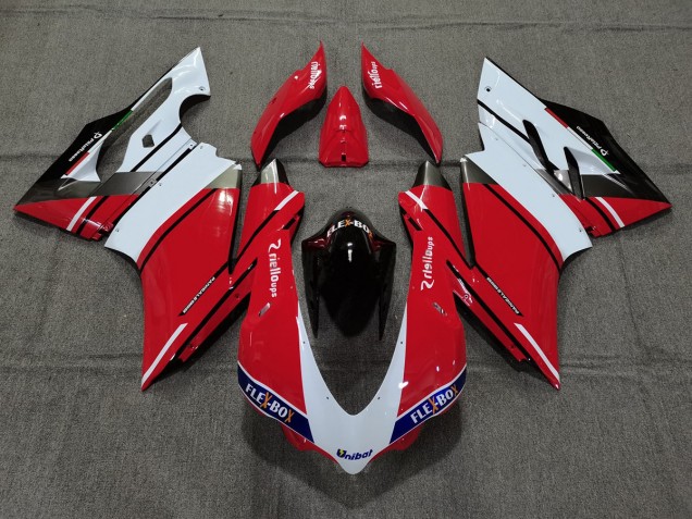 Estilo Rojo OEM 2015-2017 Ducati 959 1299 Carenado Moto