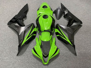 Estilo Verde Eléctrico OEM & Gris 2007-2008 Honda CBR600RR Carenado Moto