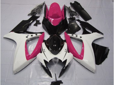 Estrella Rosa 2006-2007 Suzuki GSXR 600-750 Carenado Moto