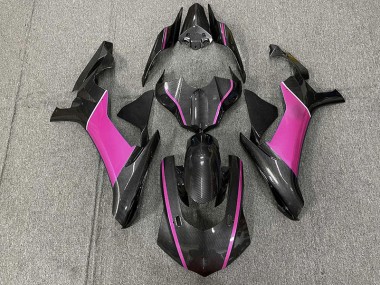 Fibra De Carbono & Rosa 2015-2019 Yamaha R1 Carenado Moto