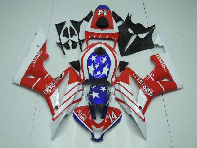 Geico 14 2007-2008 Honda CBR600RR Carenado Moto Geico 14 2007-2008 Honda CBR600RR Carenado Moto